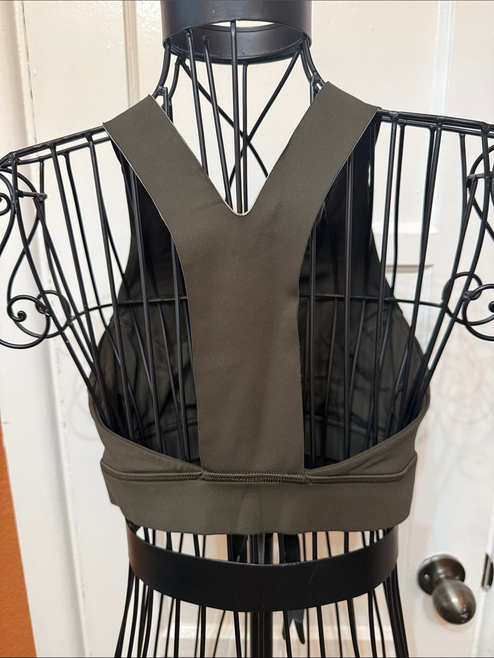 lululemon athletica Olive Green Racerback Sports Bra